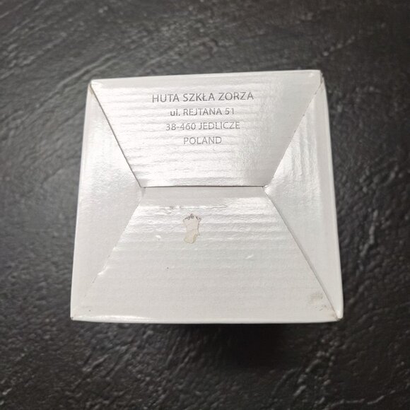 VTG Zorza Mouthblown Glass Ornament – Purple Iridescent 4" Poland Y2K Christmas - Picture 7 of 7